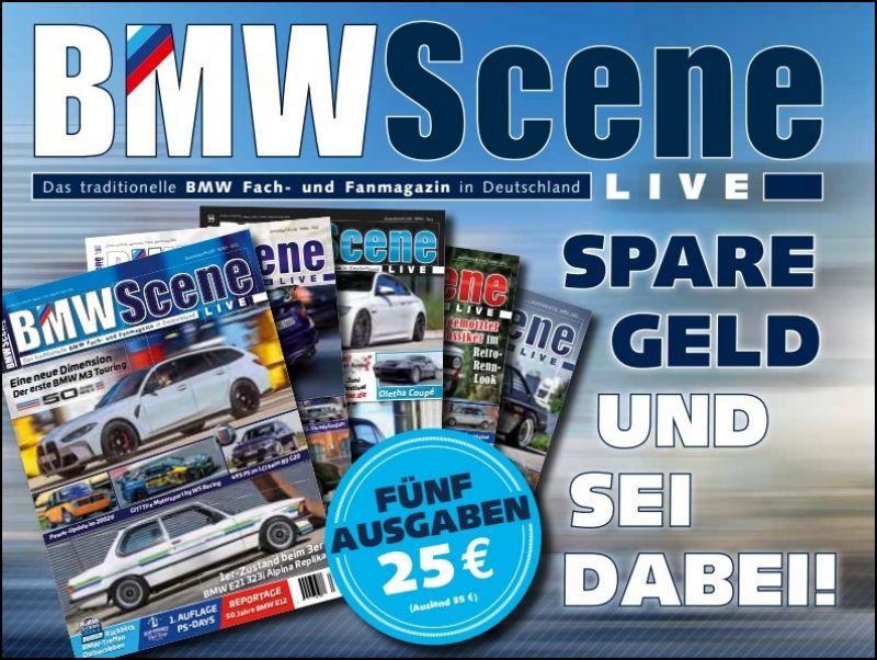 Jahres-Abonnement BMW SCENE LIVE
